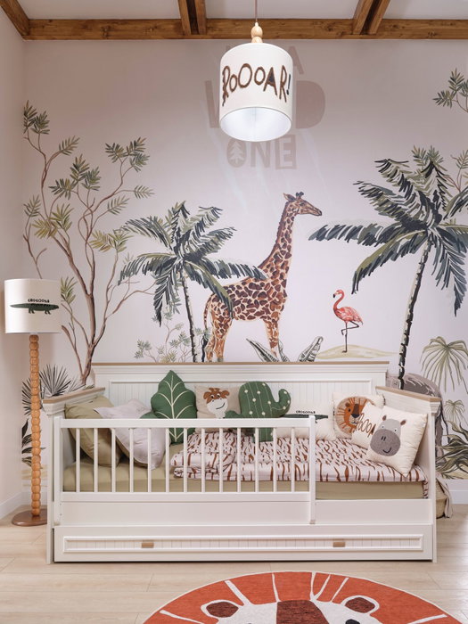 Hanah Home Monte - Mm1.27.54.S1 Cama Extensible Crema y Roble